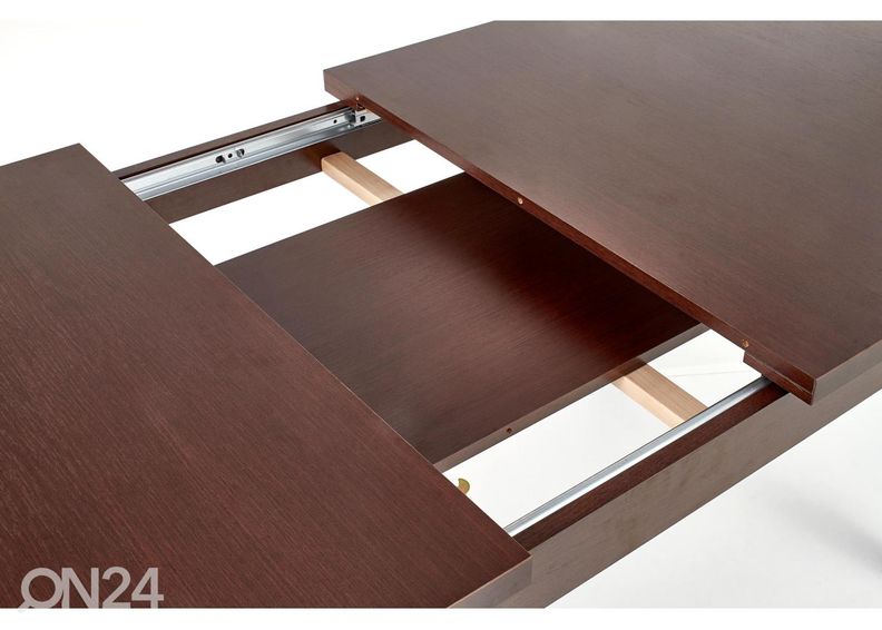 Pikendatav söögilaud 118/158x75 cm suurendatud