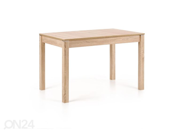 Pikendatav söögilaud 118/158x75 cm suurendatud