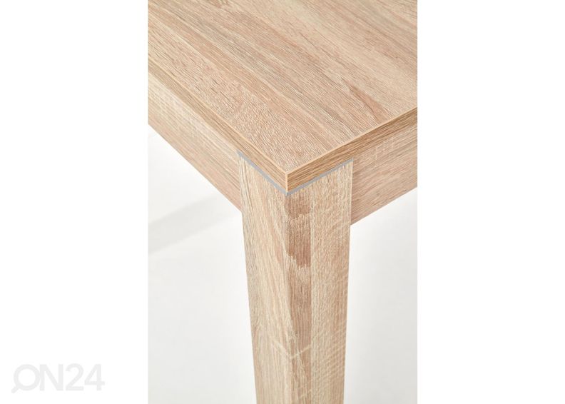 Pikendatav söögilaud 118/158x75 cm suurendatud