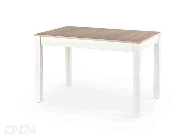 Pikendatav söögilaud 118/158x75 cm suurendatud