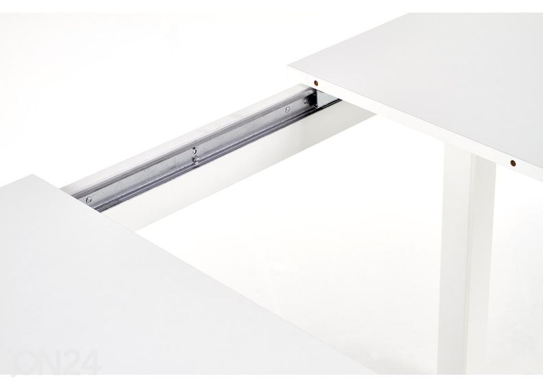 Pikendatav söögilaud 118/158x75 cm suurendatud