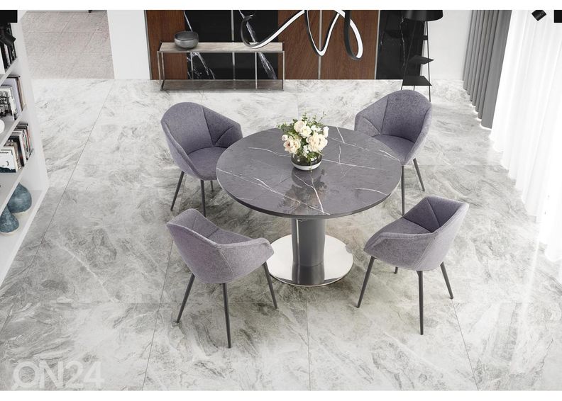 Pikendatav söögilaud 120/160x120 cm suurendatud