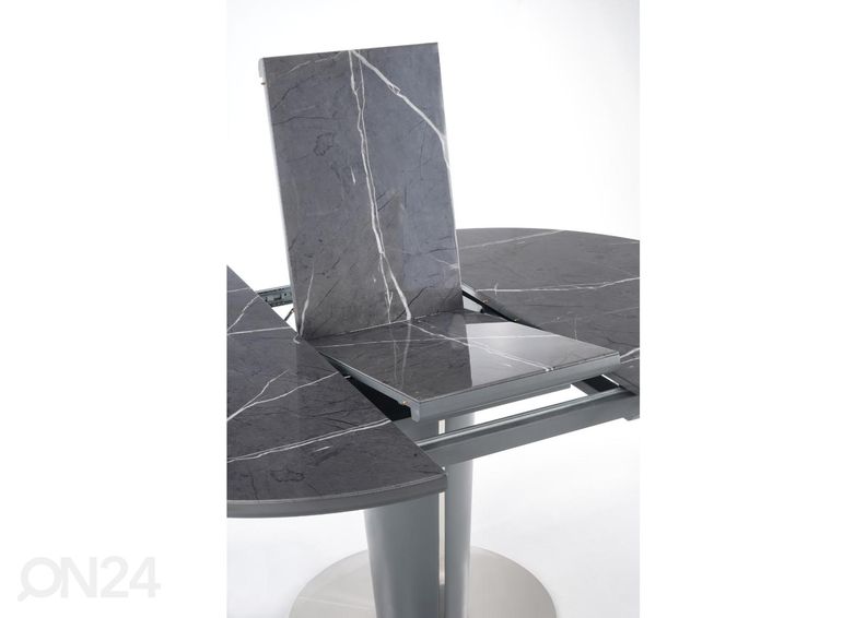 Pikendatav söögilaud 120/160x120 cm suurendatud