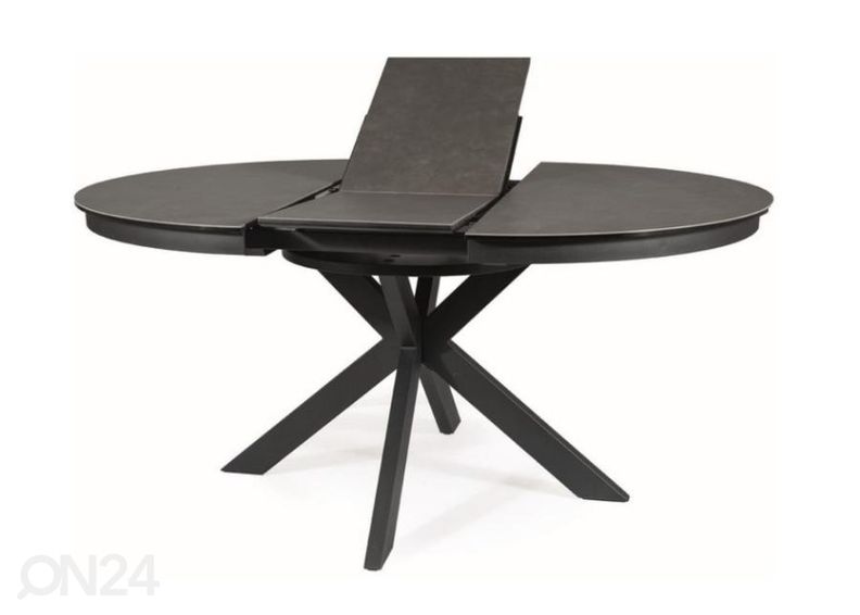 Pikendatav söögilaud 120-160x120 cm suurendatud