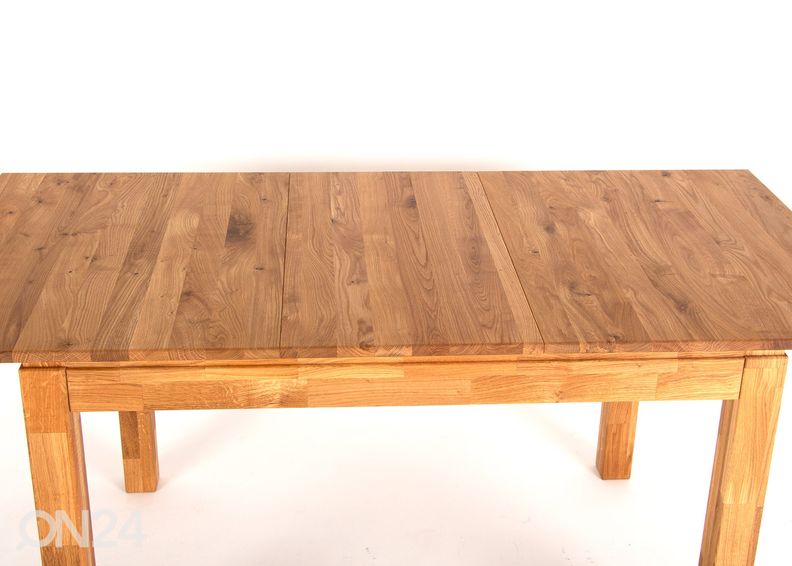 Pikendatav söögilaud 120/160x80 cm suurendatud