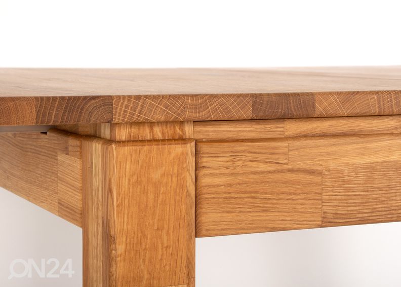 Pikendatav söögilaud 120/160x80 cm suurendatud