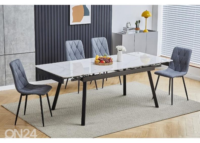 Pikendatav söögilaud 120-180x85 cm suurendatud