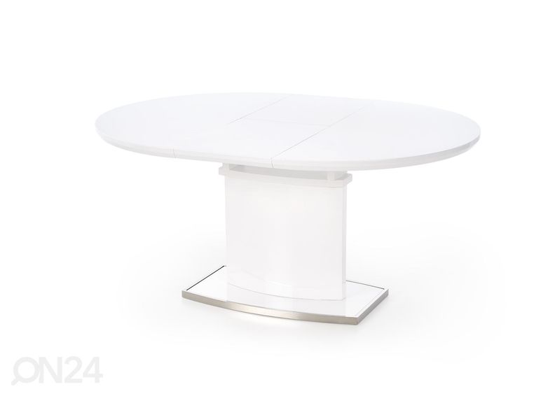 Pikendatav söögilaud 120x120-160 cm suurendatud
