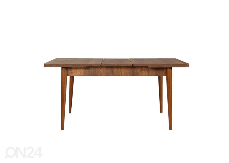 Pikendatav söögilaud 130/165x80 cm suurendatud