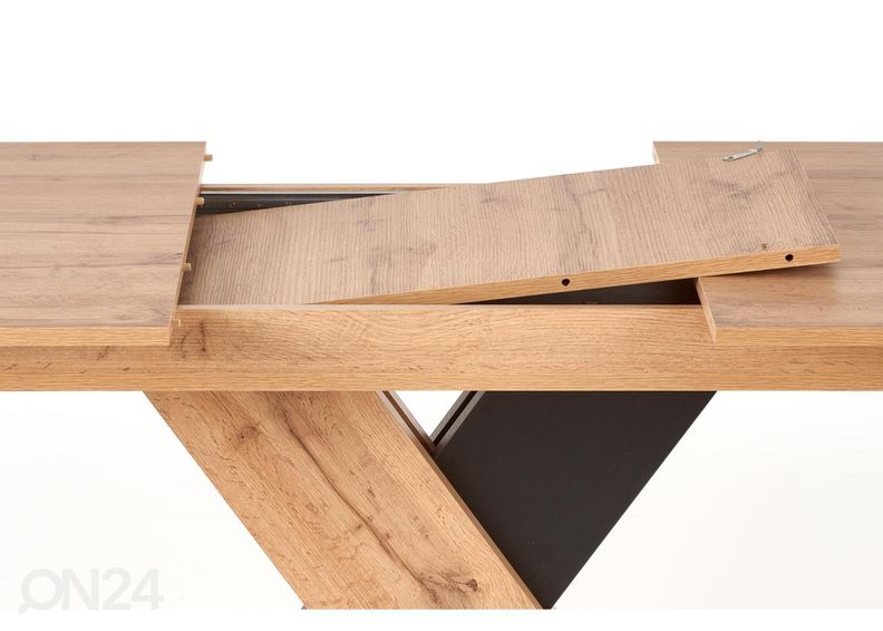 Pikendatav söögilaud 130/175x85 cm suurendatud