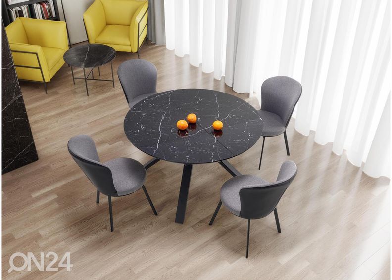 Pikendatav söögilaud 130/180x130 cm suurendatud