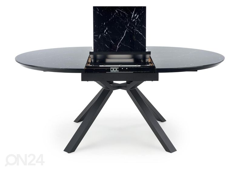 Pikendatav söögilaud 130/180x130 cm suurendatud