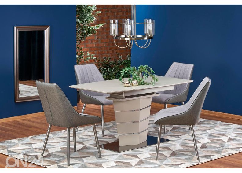 Pikendatav söögilaud 140/180x80 cm suurendatud