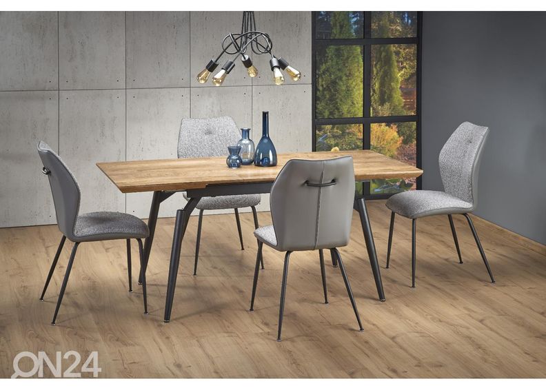 Pikendatav söögilaud 140/180x80 cm suurendatud