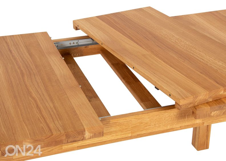 Pikendatav söögilaud 140/180x80 cm suurendatud