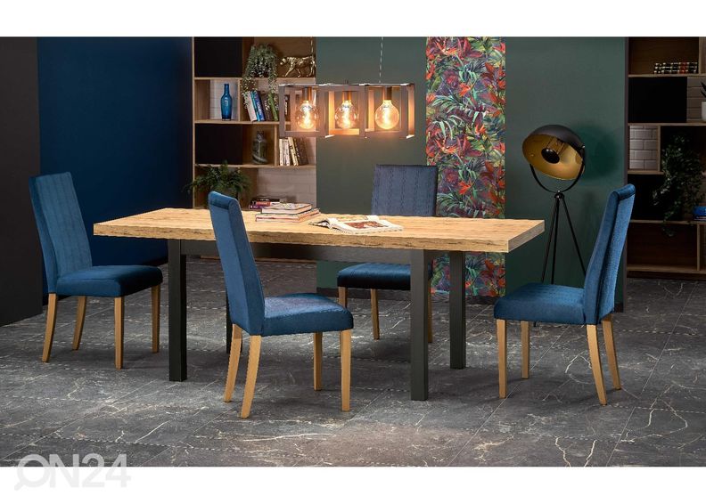 Pikendatav söögilaud 140/220x80 cm suurendatud