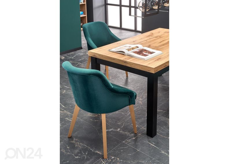 Pikendatav söögilaud 140/220x80 cm suurendatud