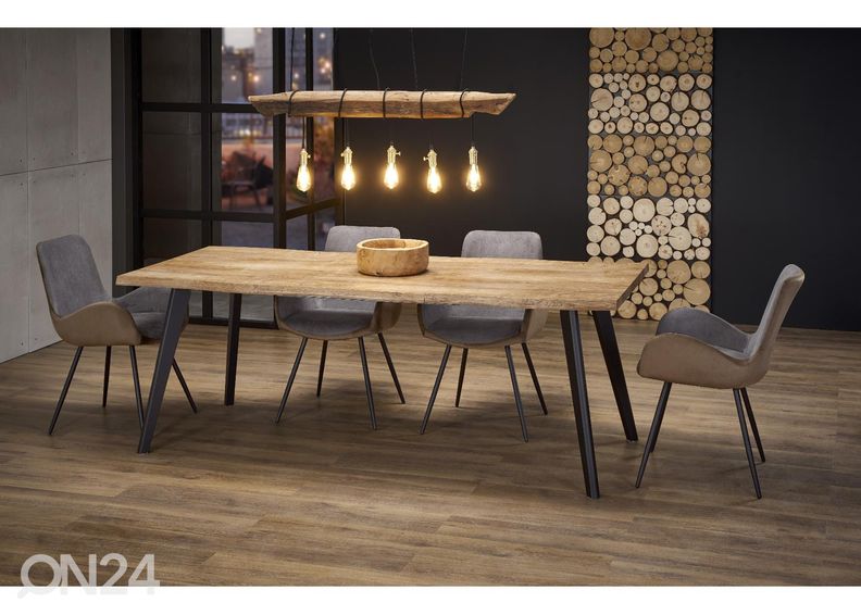 Pikendatav söögilaud 150/210x90 cm suurendatud