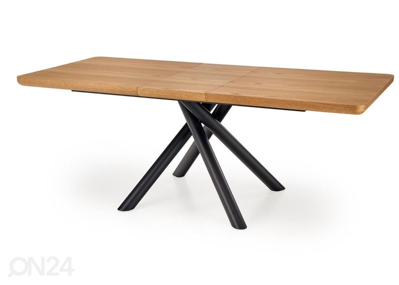 Pikendatav söögilaud 160/200x90 cm suurendatud