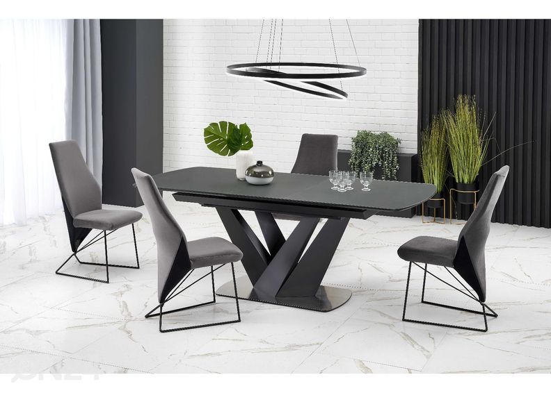 Pikendatav söögilaud 160/200x90 cm suurendatud