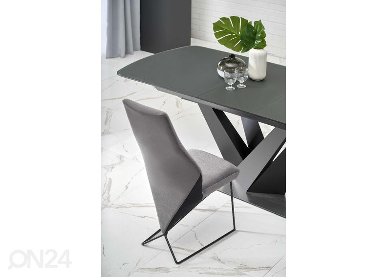 Pikendatav söögilaud 160/200x90 cm suurendatud