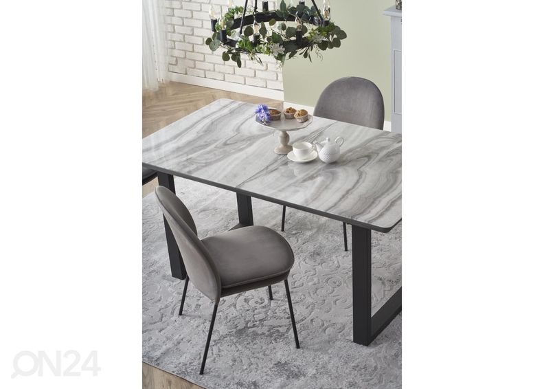 Pikendatav söögilaud 160/200x90 cm suurendatud