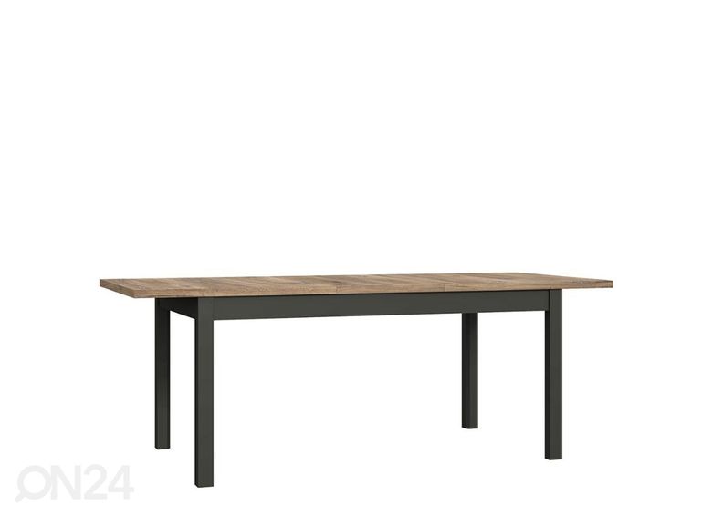 Pikendatav söögilaud 160/207x90 cm suurendatud