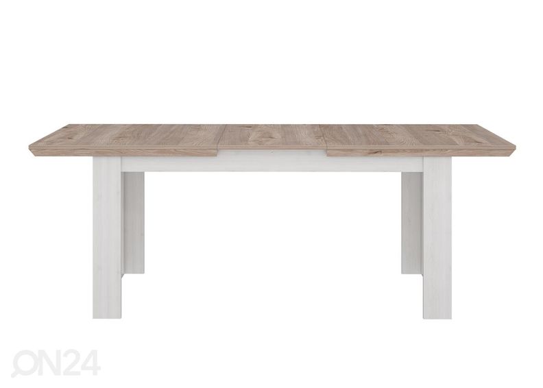 Pikendatav söögilaud 160/207x90 cm suurendatud