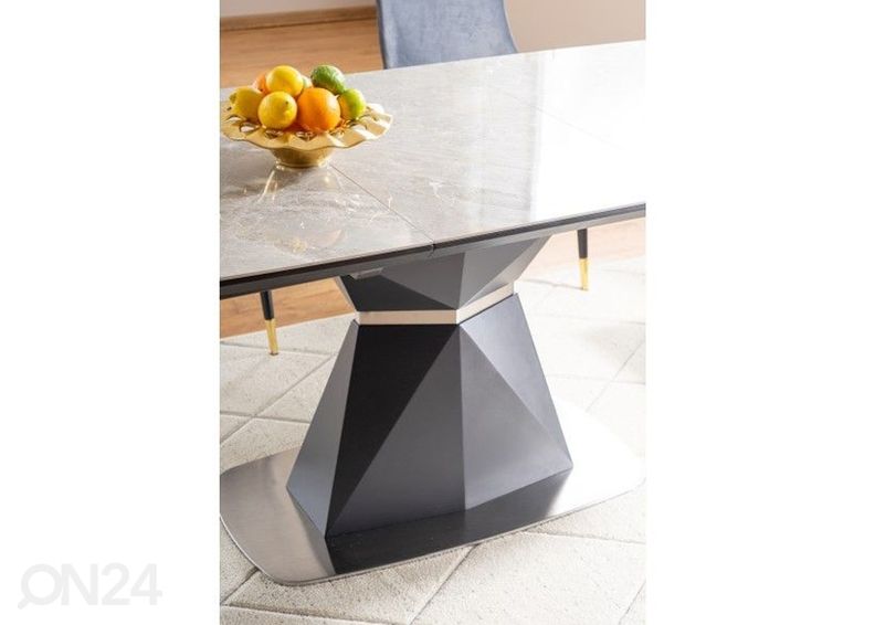Pikendatav söögilaud 160-210x90 cm suurendatud