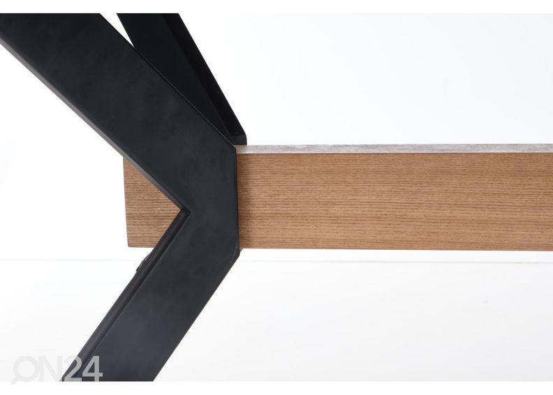 Pikendatav söögilaud 160/220x90 cm suurendatud