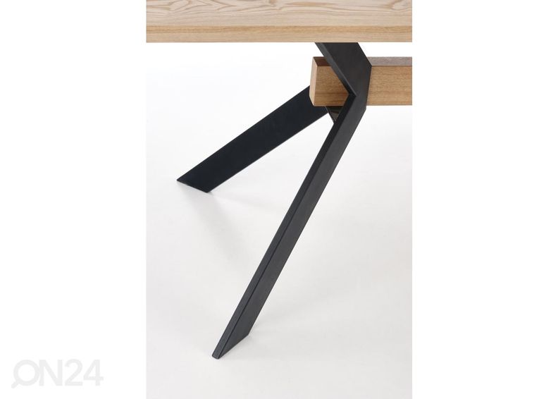 Pikendatav söögilaud 160/220x90 cm suurendatud