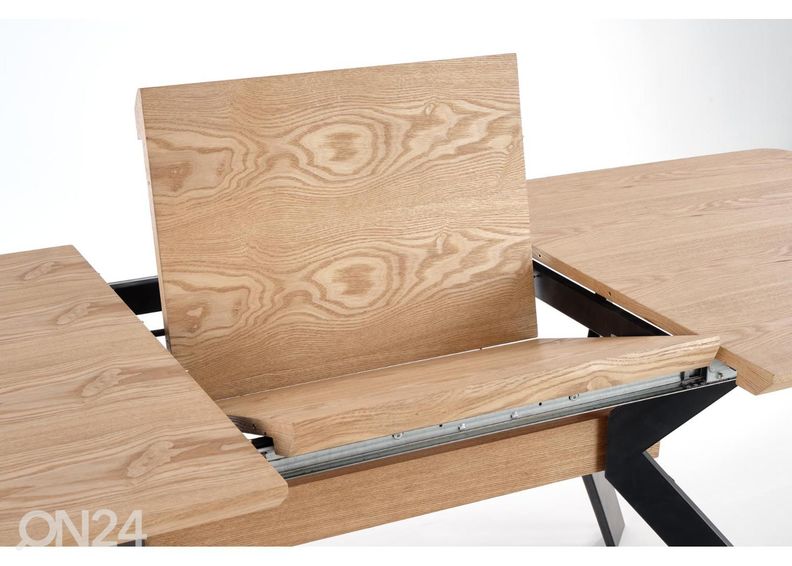 Pikendatav söögilaud 160/220x90 cm suurendatud