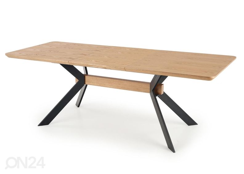 Pikendatav söögilaud 160/220x90 cm suurendatud