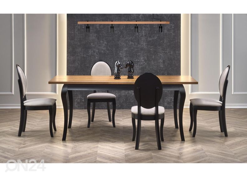 Pikendatav söögilaud 160/240x90 cm suurendatud