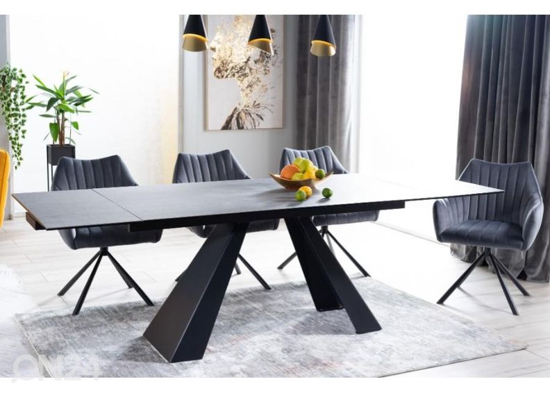 Pikendatav söögilaud 160-240x90 cm suurendatud