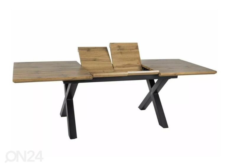 Pikendatav söögilaud 160/240x90 cm suurendatud