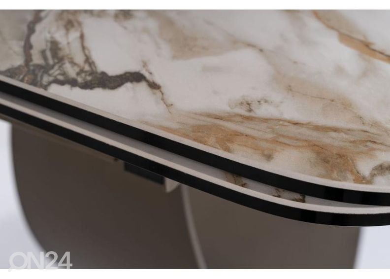 Pikendatav söögilaud 160-240x95 cm suurendatud