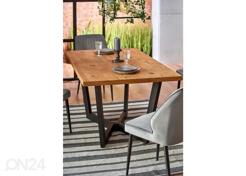 Pikendatav söögilaud 160/250x90 cm suurendatud