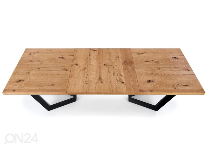 Pikendatav söögilaud 160/250x90 cm suurendatud