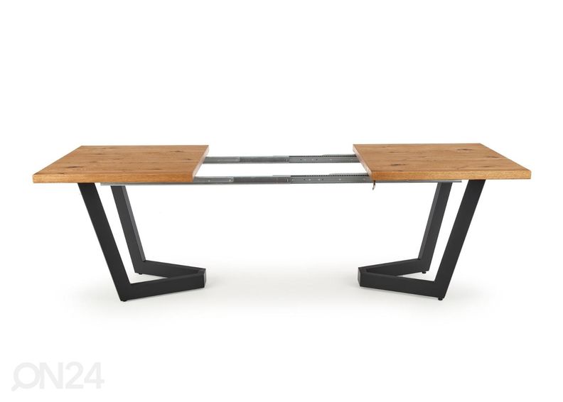 Pikendatav söögilaud 160/250x90 cm suurendatud