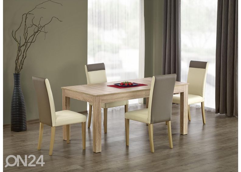 Pikendatav söögilaud 160/300x90 cm suurendatud