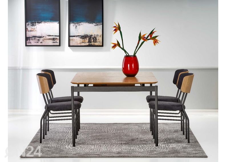 Pikendatav söögilaud 170/250x100 cm suurendatud