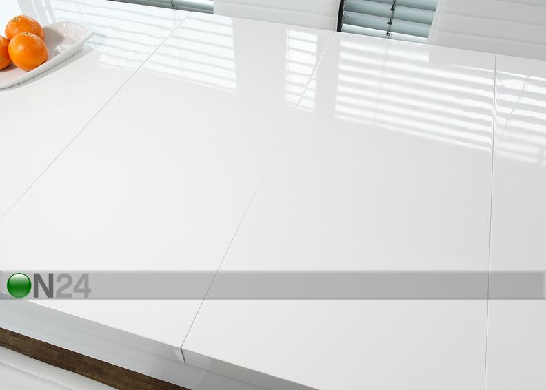 Pikendatav söögilaud 180-260x90 cm suurendatud