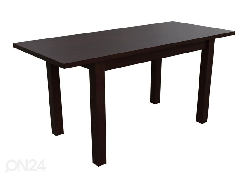 Pikendatav söögilaud 70x120-160 cm + 4 tooli suurendatud