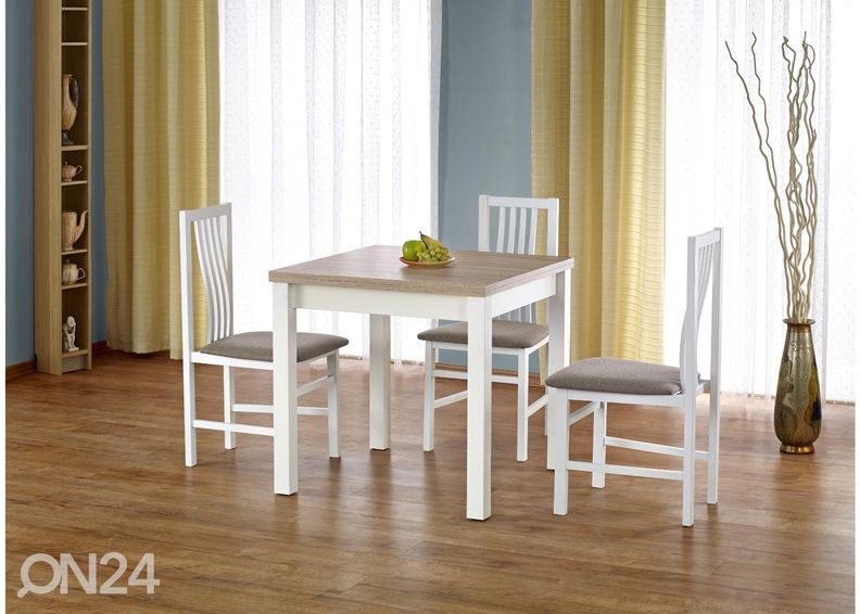 Pikendatav söögilaud 80/160x80 cm suurendatud