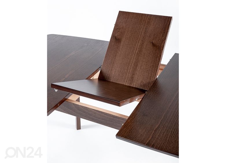 Pikendatav söögilaud 80x120-150 cm, hele wenge suurendatud
