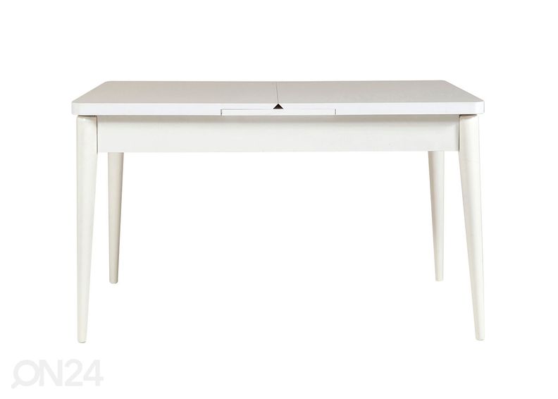 Pikendatav söögilaud 80x130-165 cm + 2 tooli+2 pinki suurendatud