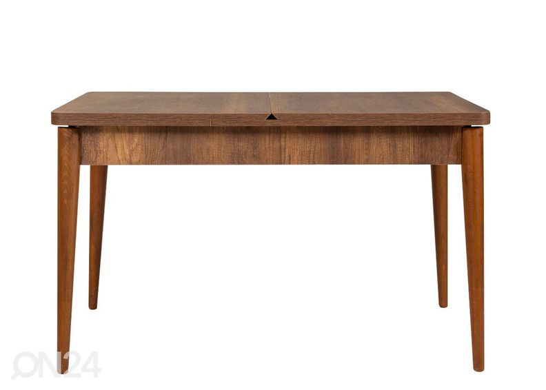 Pikendatav söögilaud 80x130-165 cm + 2 tooli+2 pinki suurendatud