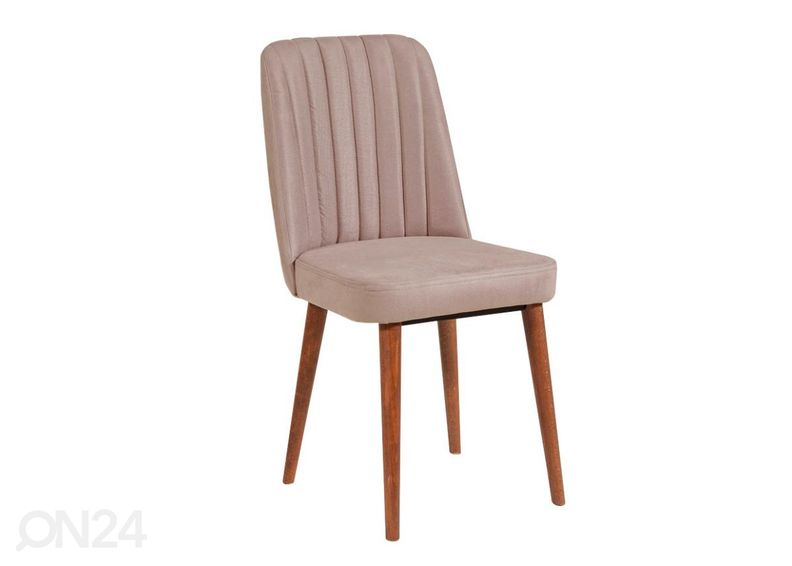 Pikendatav söögilaud 80x130-165 cm + 2 tooli+pink suurendatud