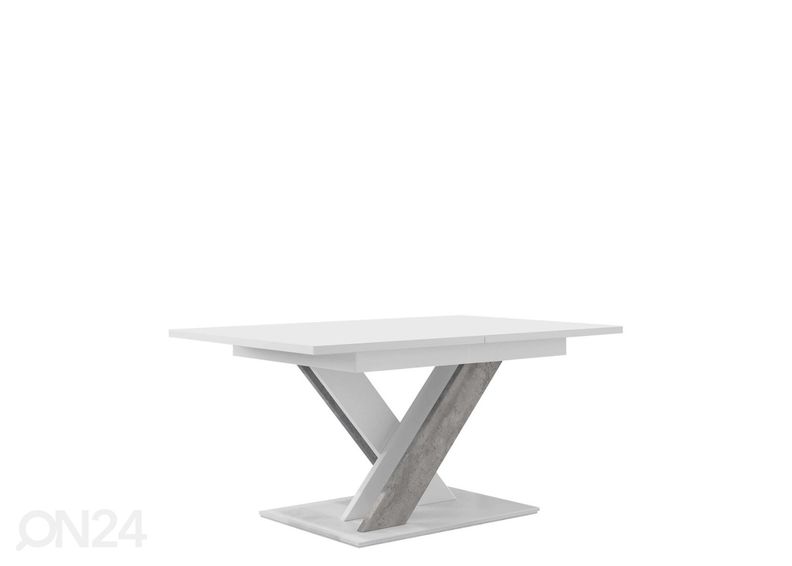 Pikendatav söögilaud 80x140-180 cm suurendatud